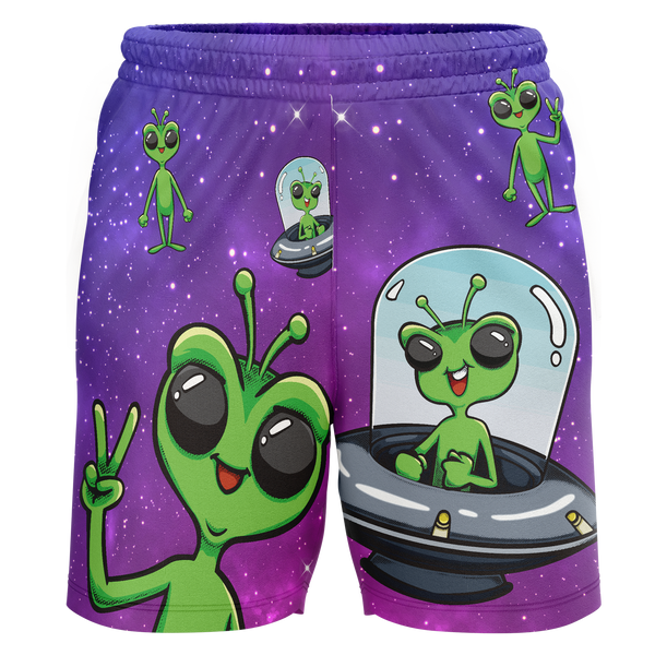 Princeton Tiger Lilies Alien Youth Workout Wear Shorts