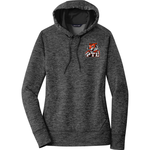 Princeton Tiger Lilies Ladies PosiCharge Electric Heather Fleece Hooded Pullover