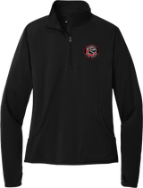 Palmyra Black Knights Ladies Sport-Wick Stretch 1/4-Zip Pullover