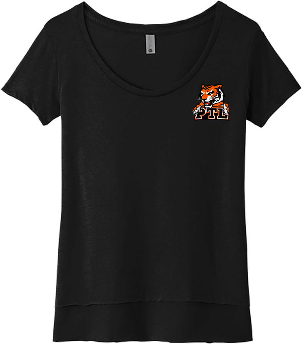 Princeton Tiger Lilies Womens Festival Scoop Neck Tee