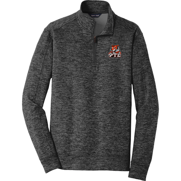 Princeton Tiger Lilies PosiCharge Electric Heather Fleece 1/4-Zip Pullover